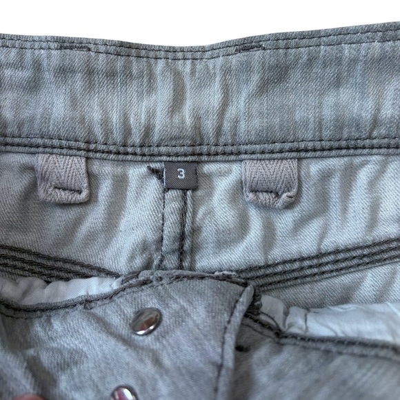 Colori,  Anaïs Light Grey Denim Mini Skirt, Size 3 - Picture 3 of 9